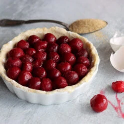 Santina™ Cherry Tree -Blooming Yard Santina Cherry 2